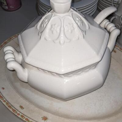 Vintage Serving Platter and Soup Tureen