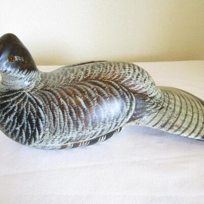 LOT 7  DUCKS UNLIMITED HAND CARVED AND PAINTED