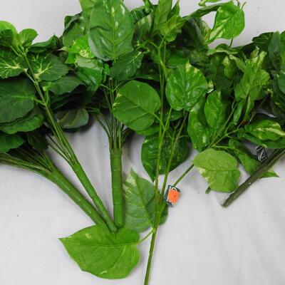 Craft lot: Faux Plant Picks, Green