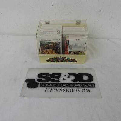 Recipe Case, Hundreds of Assorted Recipe Breakfast to Desserts