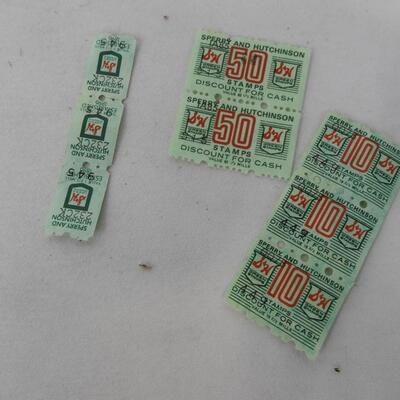 Vintage Green Stamps, Sperry and Hutchinson, 10 and 50