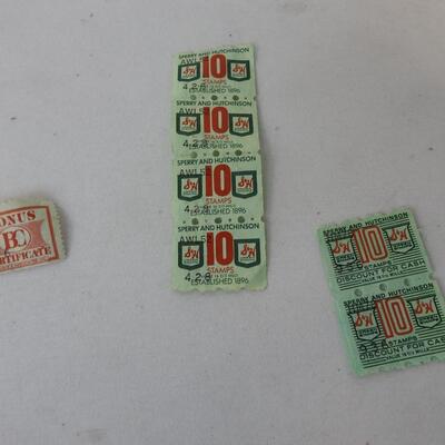 Vintage Green Stamps, Sperry and Hutchinson, 10 and 50