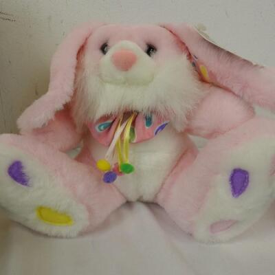 12 pc Easter, Easter Village Houses, Lighted Shoe House, Eggs, Jelly Beans Bunny