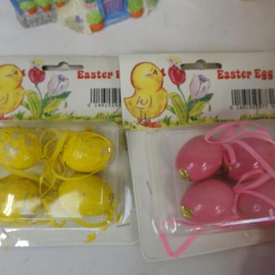 12 pc Easter, Easter Village Houses, Lighted Shoe House, Eggs, Jelly Beans Bunny