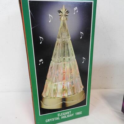 11 pc Holiday Decor, Carousel Bells, Bear Gift Bags, Salt & Pepper Shakers