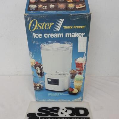New Old Stock Oster Ice Cream Maker, New, Vintage