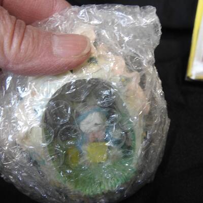 15 pc Easter Lot: 6 figurines, 4 bells and decorative eggs.