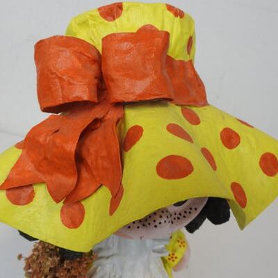 Vintage Dip and Drape Doll, homemade and hand painted.  Super Cute!
