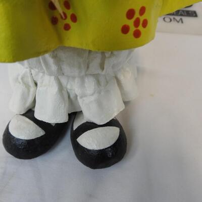 Vintage Dip and Drape Doll, homemade and hand painted.  Super Cute!