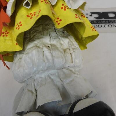 Vintage Dip and Drape Doll, homemade and hand painted.  Super Cute!