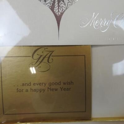 New Old Stock: Christmas Cards and Envelopes 4 boxes, 18 each box.