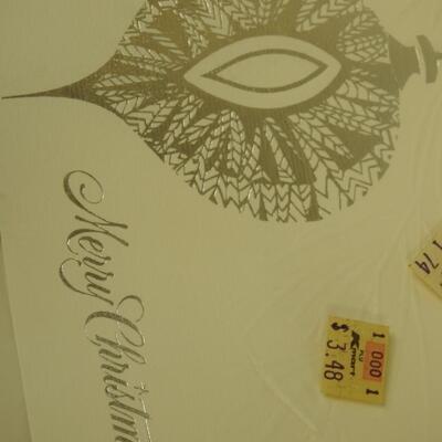 New Old Stock: Christmas Cards and Envelopes 4 boxes, 18 each box.