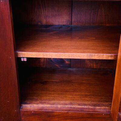 Lot 189: Vintage Primitive Petite Pine Cabinet/Dry Sink