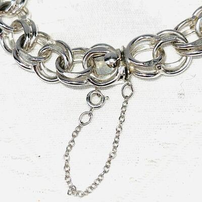 HEAVY LINK STERLING SILVER LINK BRACELET