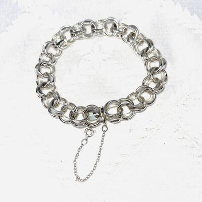 HEAVY LINK STERLING SILVER LINK BRACELET