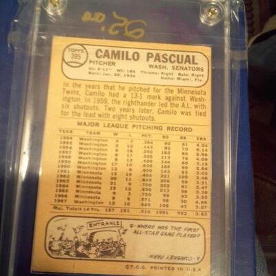 1968 Topps Error Card