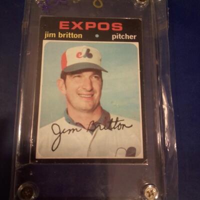 1971 Topps Jim Britton Near Mint