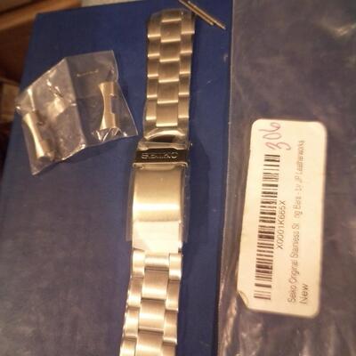 Brand New Stainless Steel Seiko Band