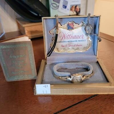 women's vintage watches; with Vintage booklet