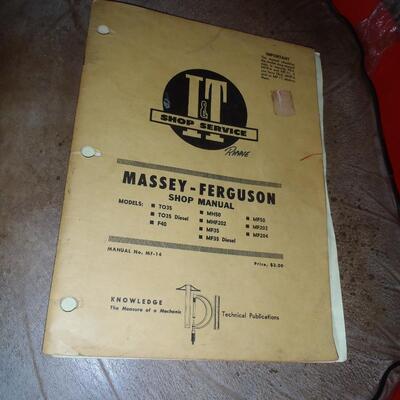 Massey Ferguson T035 Tractor Serial No. 169594