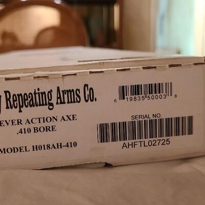 Firearm: Henry Lever Action Axe .410