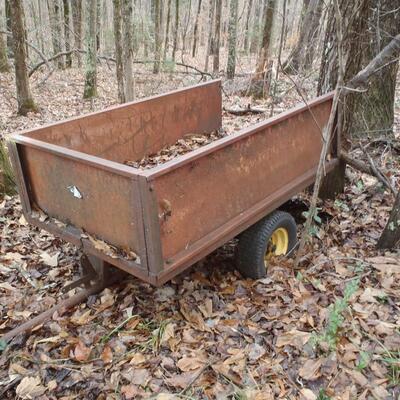 Mower trailer dump trailer
