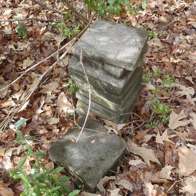 Concrete pavers stepping stones