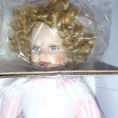 New in box; "Christina" Porcelain Doll; Hamilton Collection