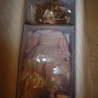 New in box; "Christina" Porcelain Doll; Hamilton Collection