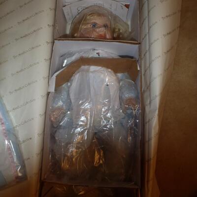 New in box; "Elena's First Portrait" Porcelain Doll; Willow Ltd Arts
