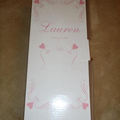 New in box; Porcelain Doll, "Lauren"
