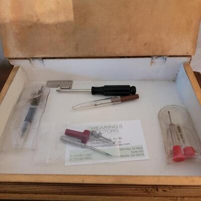 Atlas storage box with eyeglass tool sets