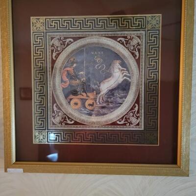 2 wall pictures of mars and Apollo