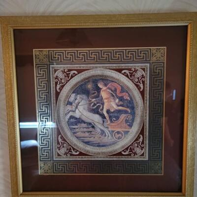 2 wall pictures of mars and Apollo