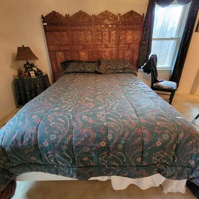 bedroom comforter set with curtains shams and bedding