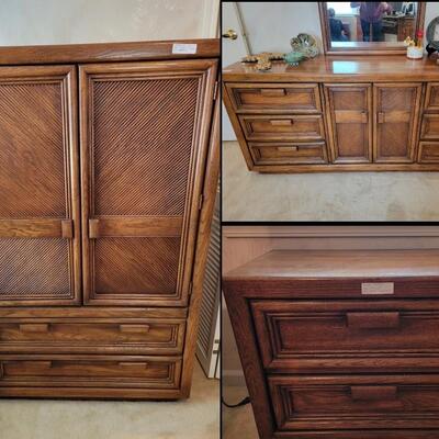 dresser with mirror ,armoire/cabinet, nightstand