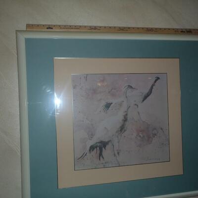 abstract framed wall art