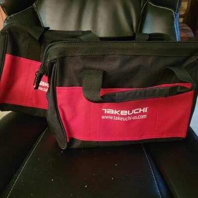 2 takeuchi tool bags
