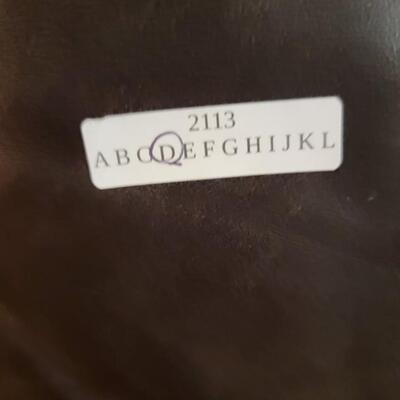 black faux leather recliner