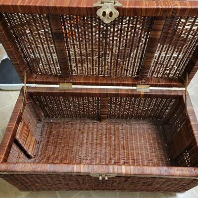 wicker trunk