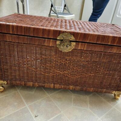 wicker trunk