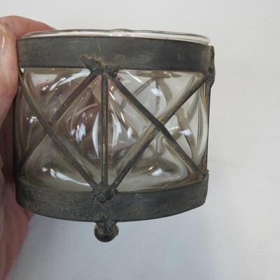 9 pc Home Decor: Candles, Mikasa Candle Dish, Brass, Beaded, Glass holders, etc
