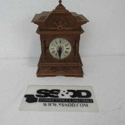 Vintage Wooden Clock, Untested