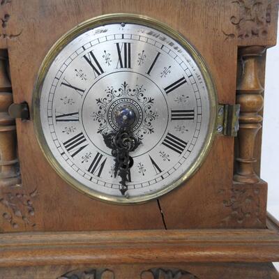 Vintage Wooden Clock, Untested