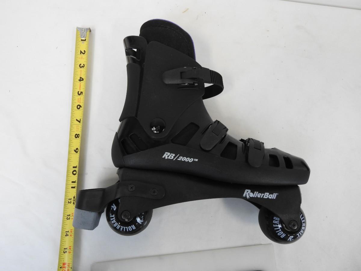 RollerBall Inline Skates, Black & Purple, With Box, Size 9 | EstateSales.org