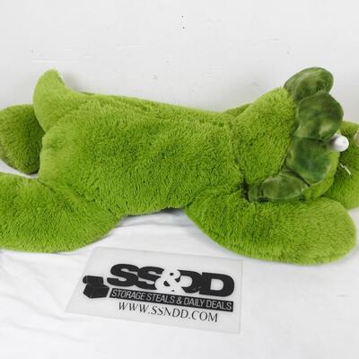 Green Dinosaur Stuffed Animal, 38" Long