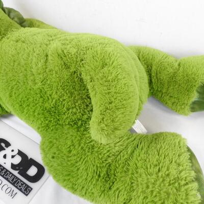 Green Dinosaur Stuffed Animal, 38" Long
