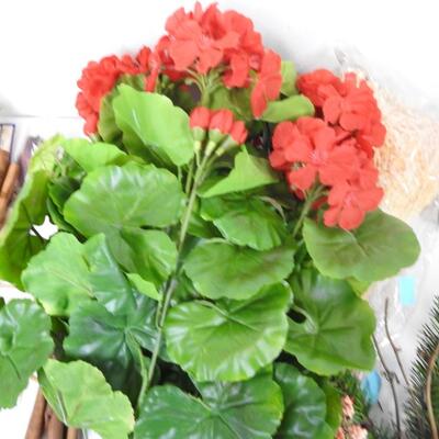 Craft Lot: Floral, Bells, Twisted Paper, Pine Needles