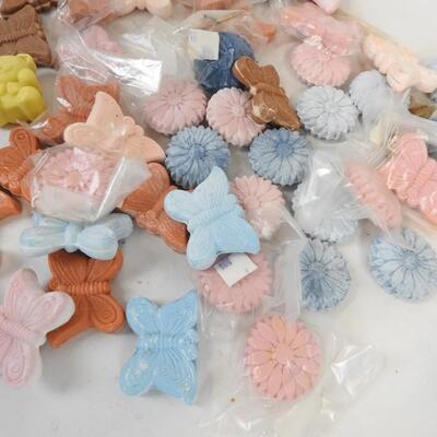Lot of Homemade Soap, Butterflies, Bears, Flowers
