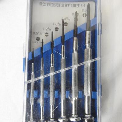 Office Lot: Notepads, Folders, Paper, Small Screwdriver Set